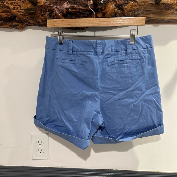 Lands' End Blue Bermuda Shorts Relaxed Fit - Picture 2 of 8